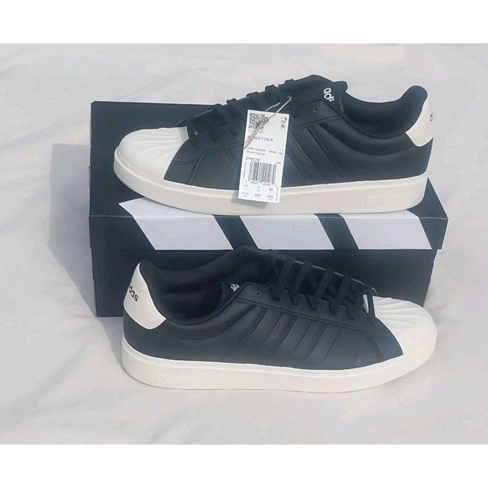 adidas Streettalk Mens Black Shoes Sz 11.5 NEW